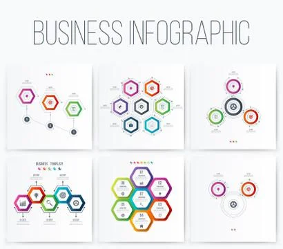 Set with infographics 스톡 일러스트
