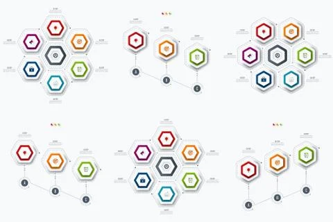 Set with infographics Stock-Illustration