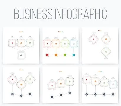Set with infographics Stock Illustration