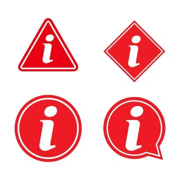 Set of Information help icon,  helpdesk info bubble desk. Vector sing isolate Illustrazione stock