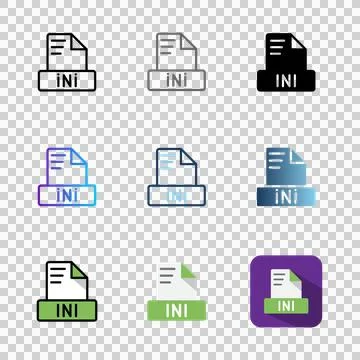 Set ini of file format icons to clarify document types, perfect for websites. 스톡 일러스트