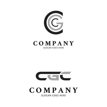 Set of Initial Letter CGC Icon Vector Logo Template Illustration Design Stock Illustration