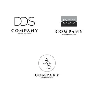 Set of Initial Letter DDS Icon Vector Logo Template Illustration Design 스톡 일러스트