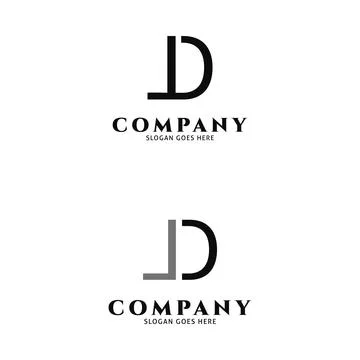 Set of Initial Letter JD Icon Vector Logo Template Illustration Design Stock Illustration