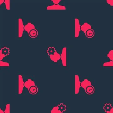 Set Insomnia and Solution problem in psychology on seamless pattern. Vector Illustrazione stock