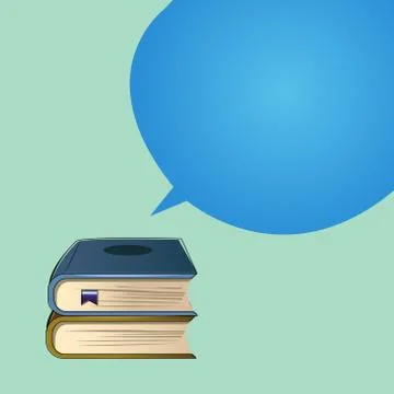 Set of interesting vector books for thought Stock Illustration