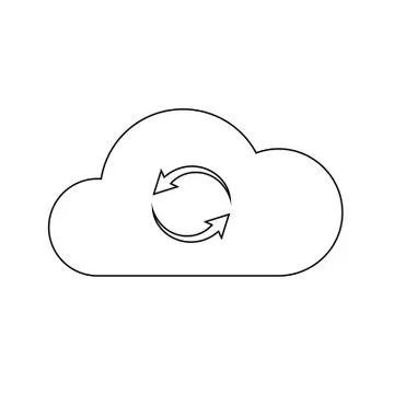 Set internet cloud icons イラスト素材