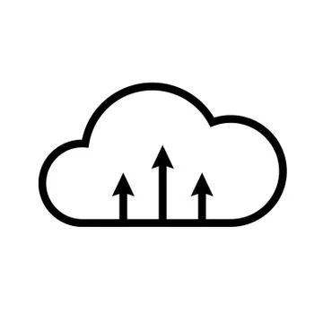 Set internet cloud icons 스톡 일러스트