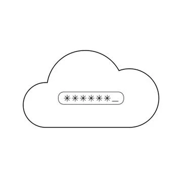 Set internet cloud icons Stock-Illustration