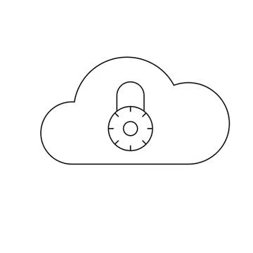 Set internet cloud icons 스톡 일러스트