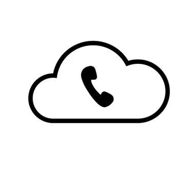 Set internet cloud icons Illustrazione stock