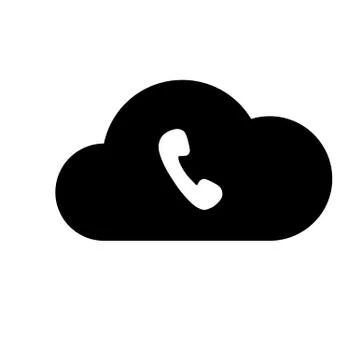 Set internet cloud icons Illustrazione stock