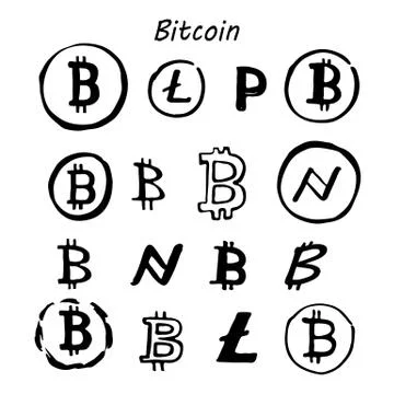 Set for internet money Stock Illustration