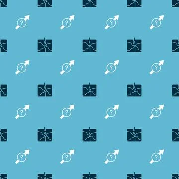 Set Intersection point and Arrow on seamless pattern. Vector Illustrazione stock