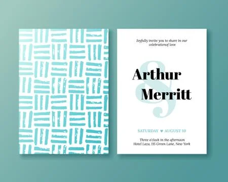 Set the invitation to the wedding with a ethnic. Stock Illustration