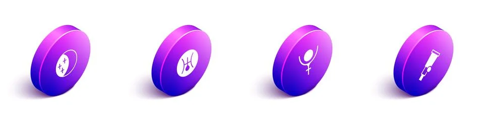 Set Isometric Eclipse of the sun, Symbol Uranus, Pluto and Telescope icon 스톡 일러스트