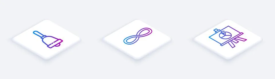 Set Isometric line Test or exam sheet, Function mathematical symbol and XYZ Stock Illustration