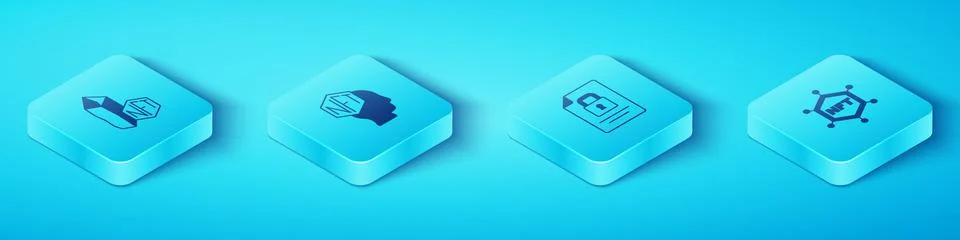 Set Isometric NFT Digital crypto art, blockchain technology and Document and Stock Illustration
