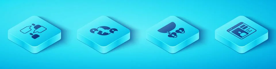 Set Isometric Two sitting men talking, BFF or best friends forever, Dating app Illustrazione stock