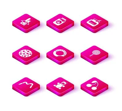 Set Jelly worms candy, bear, Cookie biscuit, Donut, Cherry, Lollipop, Jar o.. Stock Illustration