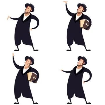 Set of Jews Stock Illustration