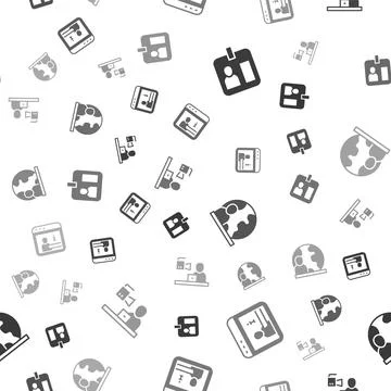 Set Journalist id card, Information, World news and Breaking on seamless pa.. Illustrazione stock