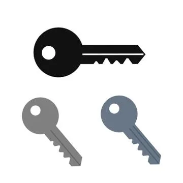 Set of key icon image vector illustration design Stock Illustration