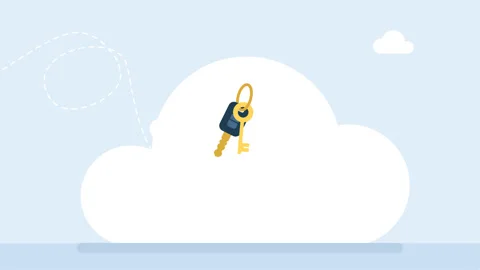 Set of keys falls from top to bottom. Car key, real estate key are on same ring Stock Footage 326823168