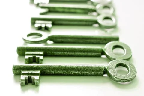 Set of keys Foto stock