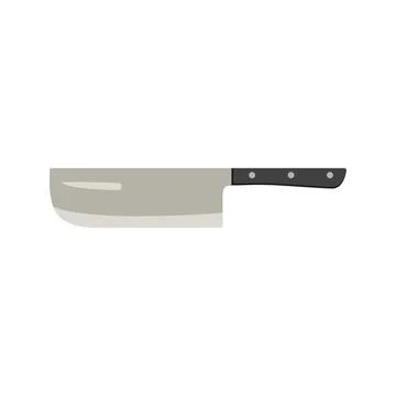 Set of kitchen knives Stock Illustration