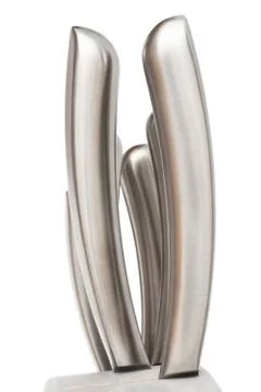 Set of kitchen knives Stock Photos