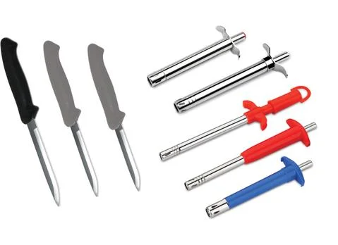 Set of kitchen knives use for kitchen, Cutting sharp knife, Kitchen utensils, 스톡 사진