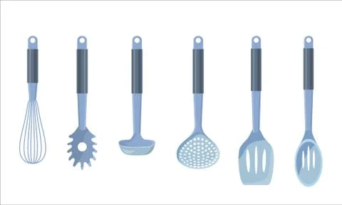 Set of kitchen tools Stock Illustration