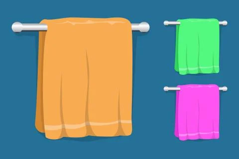 Set of kitchen towels Stock Illustration