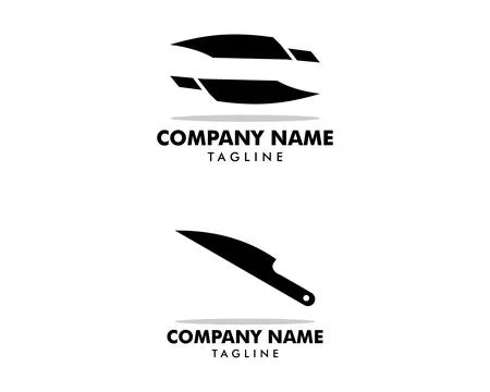 Set of Knife logo icon designs vector Stock-Illustration