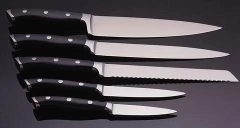 Set of knifes. Stock Photos