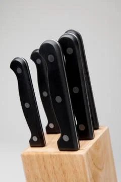 Set of knives Stock Photos
