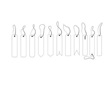 Set Label Flat Icon on white background in vector illustration Stock Illustration