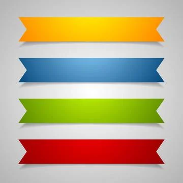 Set of label ribbons Set of label ribbons. Vector background Copyright: xZ... Stock Photos