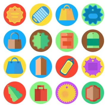 Set of labels for clothing Stock Illustration