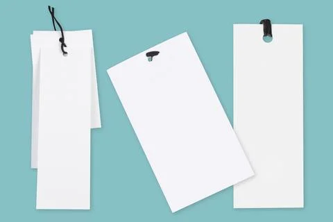 Set of labels of different shapes Stock Photos