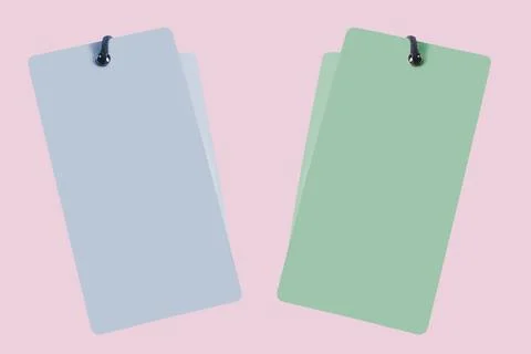 Set of labels of different shapes Stock Photos