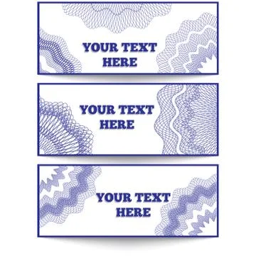 Set of labels. Stock Illustration