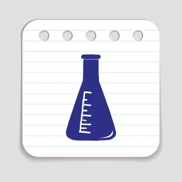Set of laboratory equipment Stock Illustration