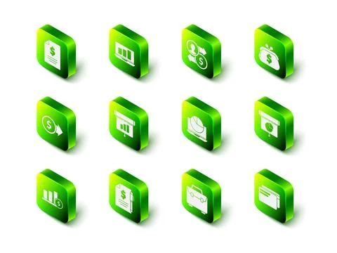 Set Laptop with graph chart, Job promotion exchange money, Wallet dollar, Graph Stock-Illustration