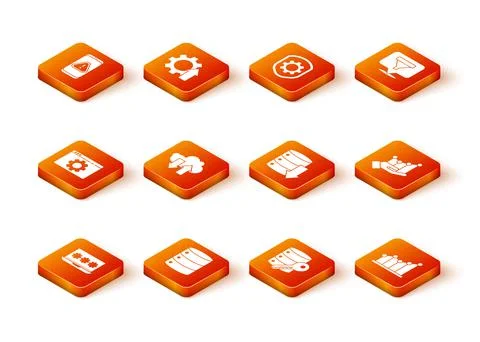 Set Laptop with password, Server, Data, Web Hosting, Browser setting, Cloud 스톡 일러스트