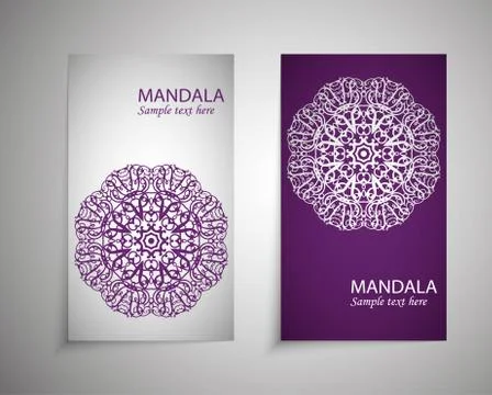 A set of leaflets, brochures, design templates. Stock Illustration