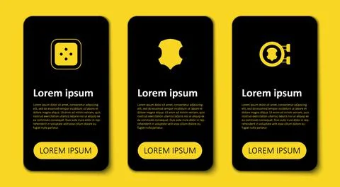 Set Leather,  and Sewing button for clothes. Business infographic template. V Illustrazione stock