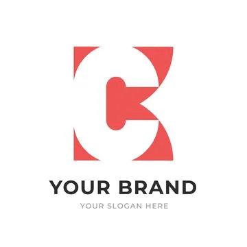 Set of Letter KC, CK, K, C Logo Design Collection, Initial Monogram Logo, M.. Stock Illustration