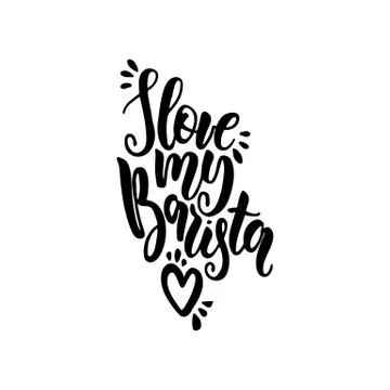 Set of lettering phrases Stock Illustration